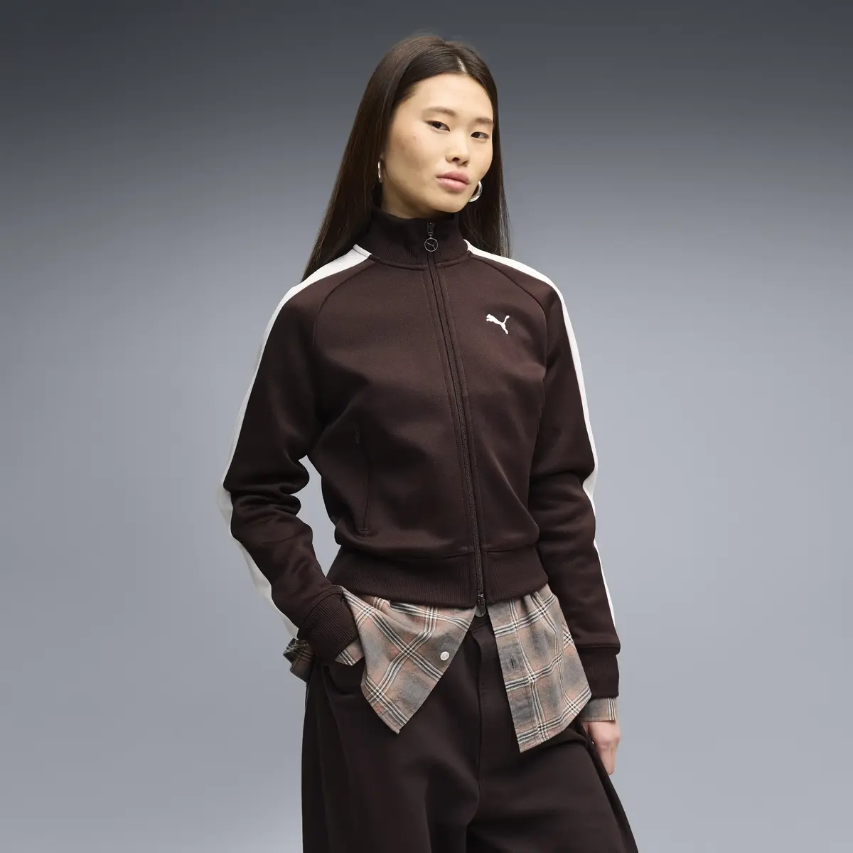 Puma T7 Jacket Kahverengi Kadın Ceket