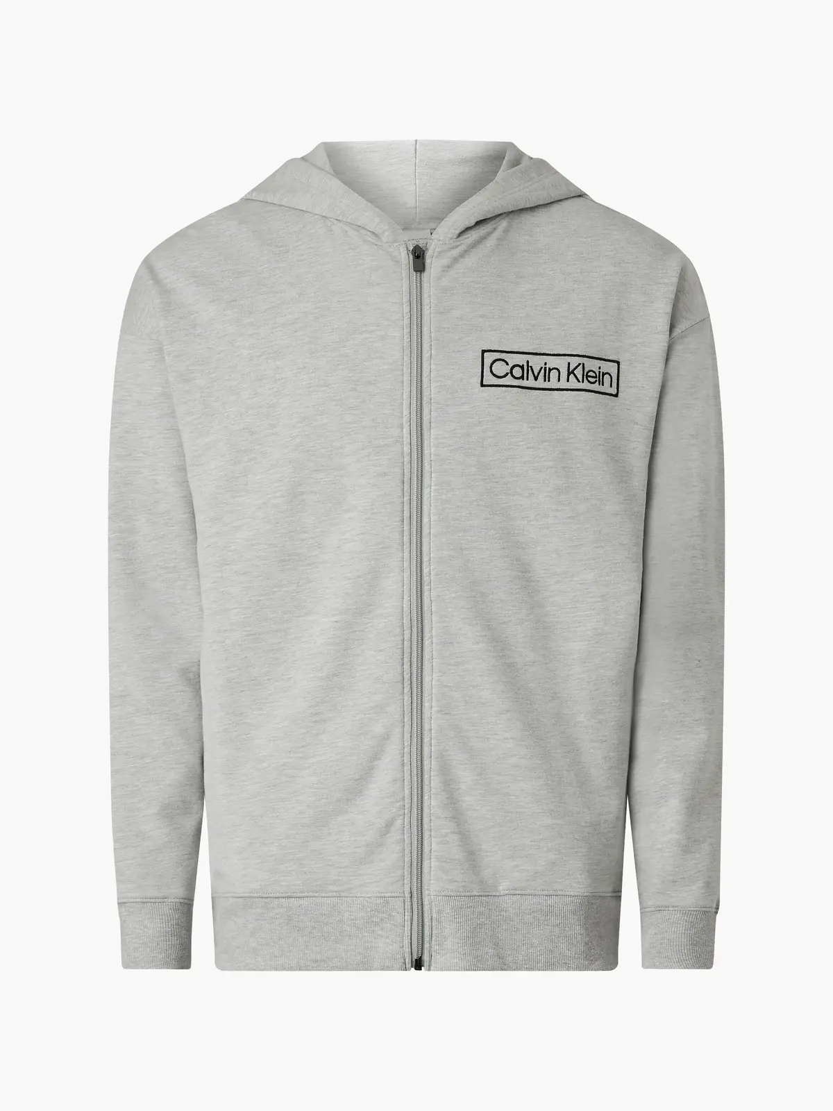 Calvin Klein FULL ZIP HOODIE Erkek Gri Hoodie