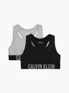 Calvin Klein 2 PACK BRALETTE Kadın Siyah Bralet