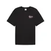 PUMA GRAPHICS Moto Relaxed Tee Siyah Erkek T-Shirt