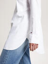 Tommy Hilfiger OXFORD OVERSIZED SHI Kadın Beyaz Gömlek