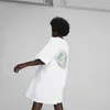 Puma DOWNTOWN Graphic Tee Dress Beyaz Kadın Elbise