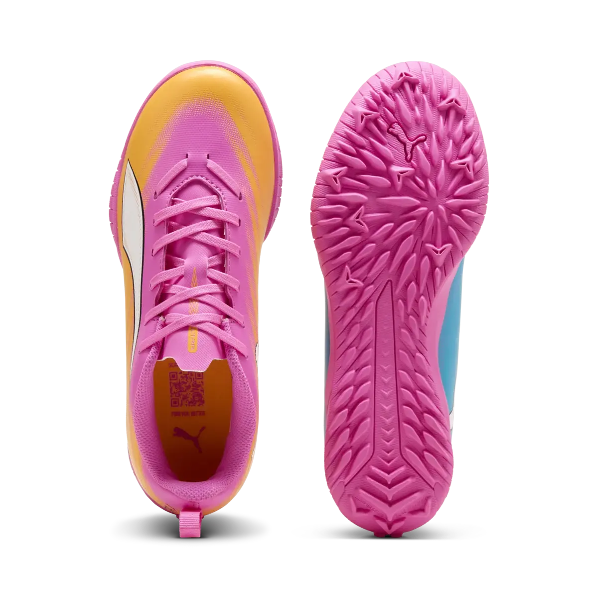 PUMA ULTRA 6 PLAY TT Jr Pembe Erkek Çocuk Krampon