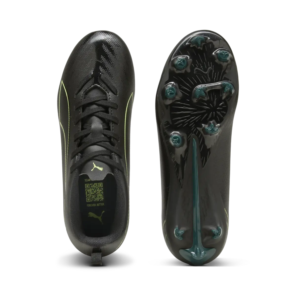 Puma ULTRA 6 PLAY FG/AG Jr Siyah Erkek Çocuk Krampon