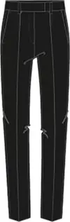 Calvin Klein SLIM TAILORED PANT Kadın Siyah Kumaş Pantolon