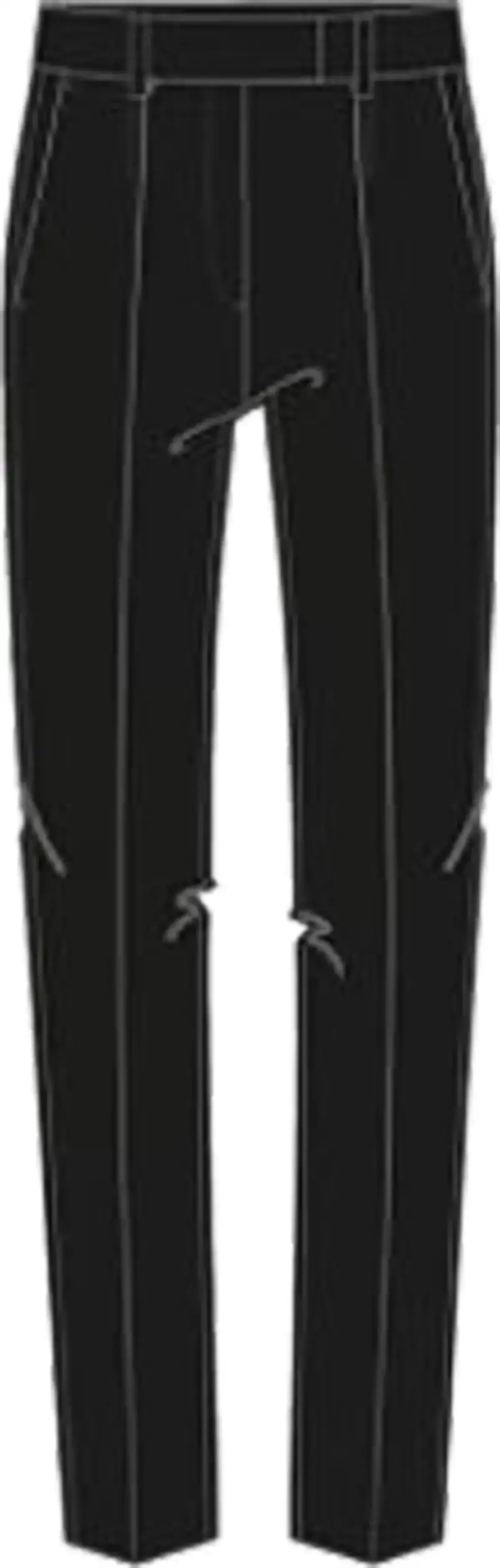 Calvin Klein SLIM TAILORED PANT Kadın Siyah Kumaş Pantolon