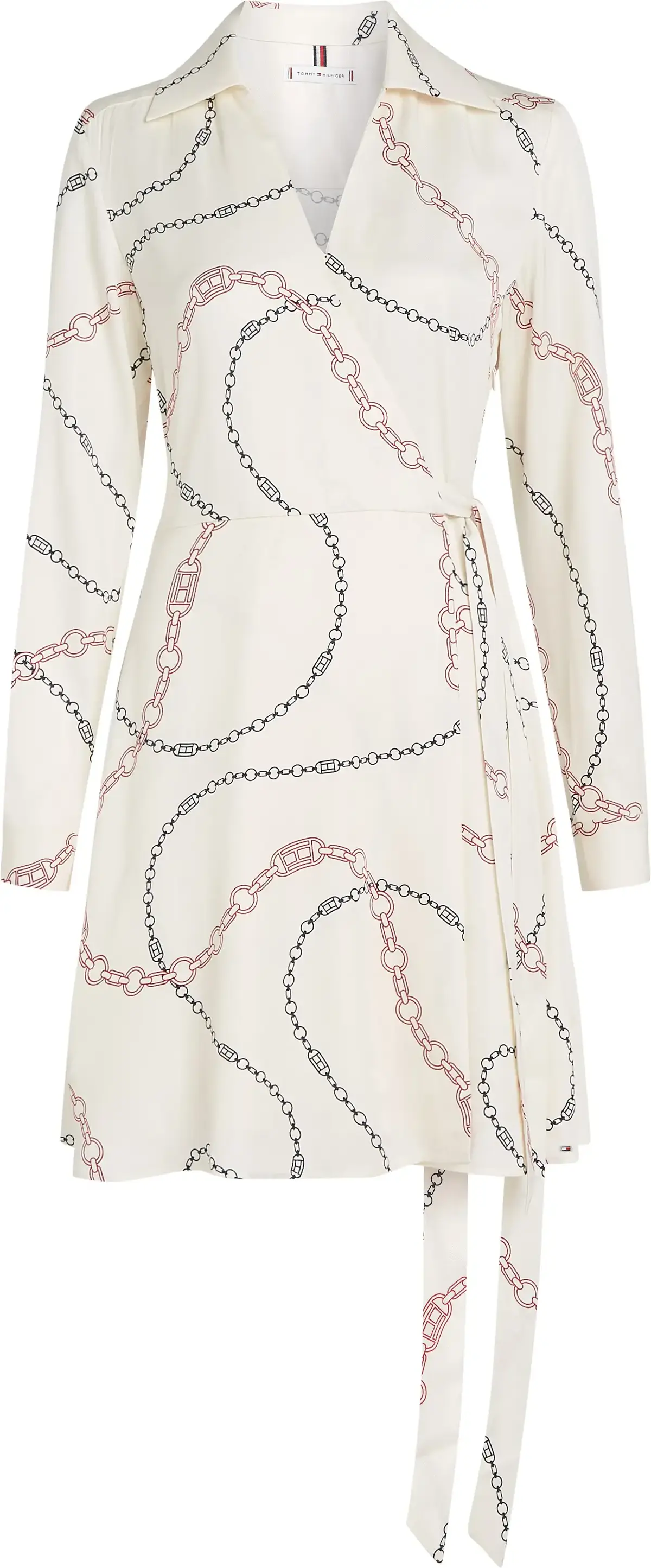 Tommy Hilfiger FLUID VISCOSE SHORT, 01V Beyaz Kadın Elbise-Etek