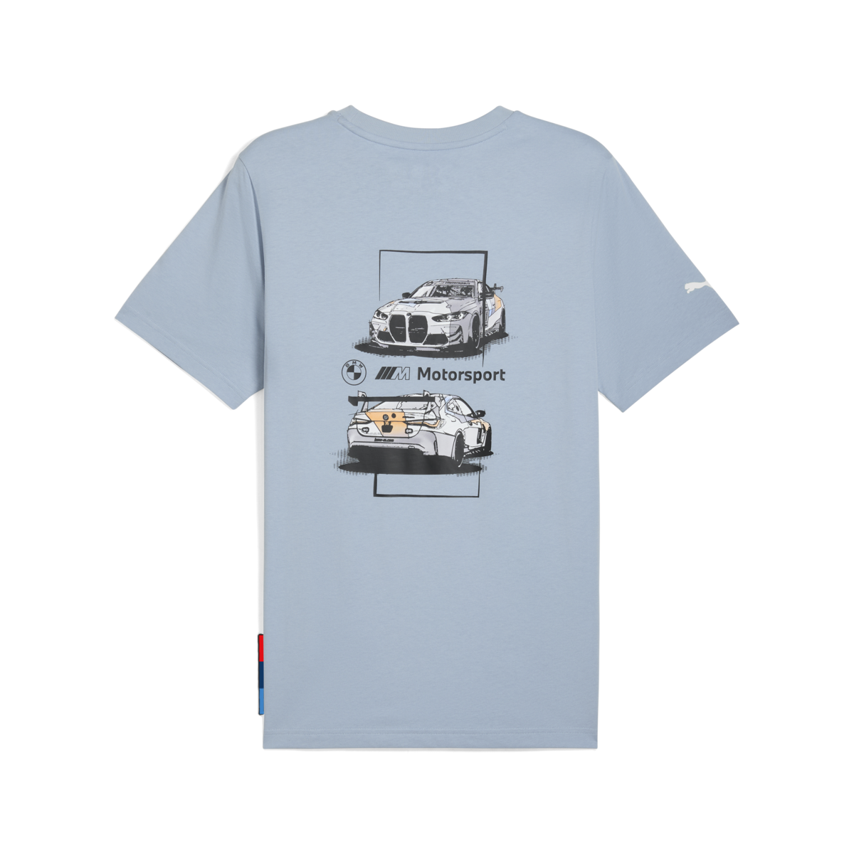 Puma BMW MMS CAR GRAPHIC TEE 2 Mavi Erkek T-Shirt