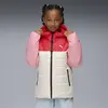 Puma ESS Hooded Padded Jacket Krem Unisex Çocuk Mont
