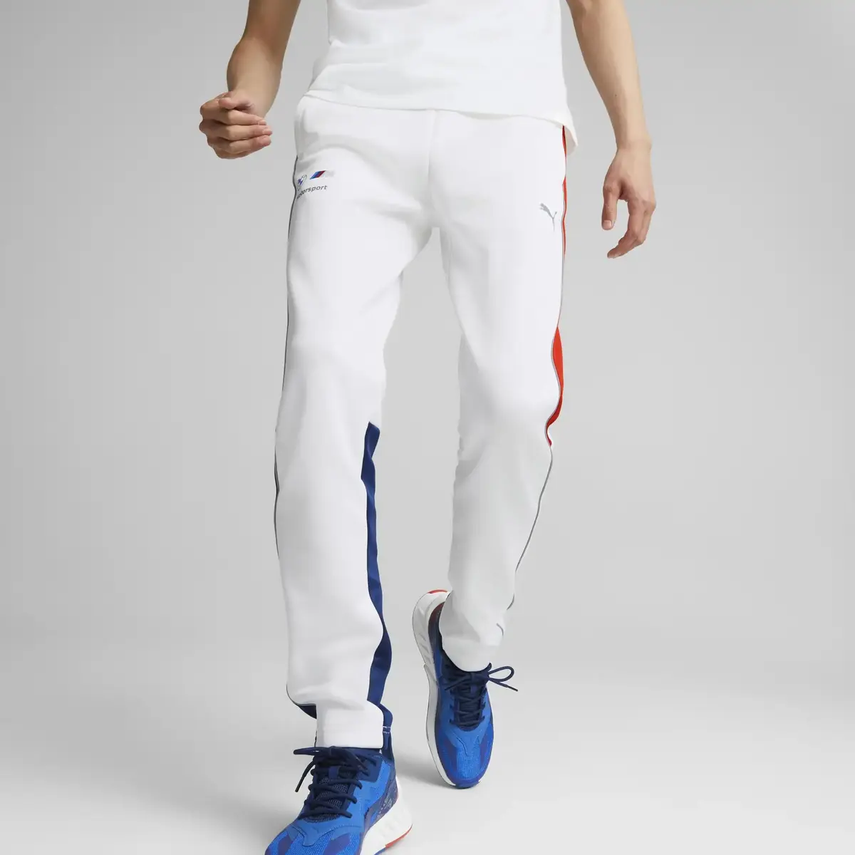 Puma Bmw Mms Mt7 Track Pants Slim Beyaz Erkek Eşofman Altı