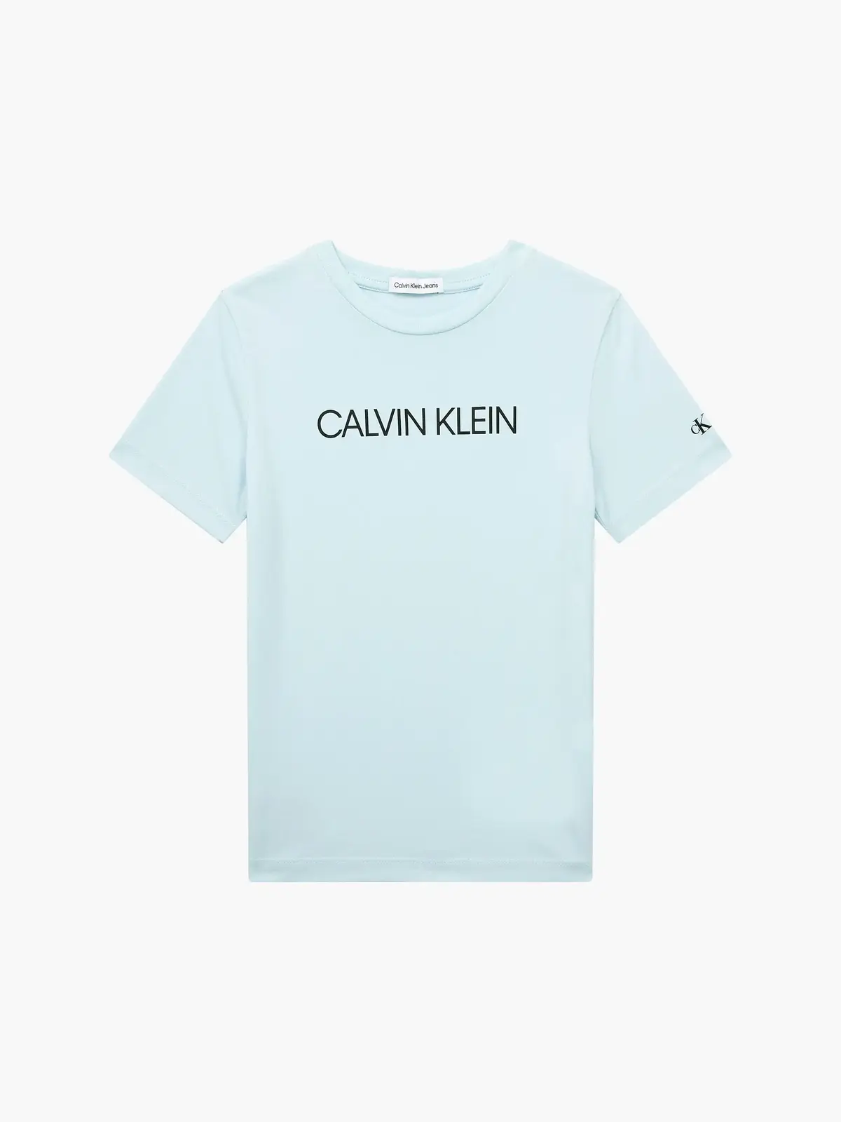 Calvin Klein INSTITUTIONAL T-SHIR Erkek Mavi T-Shirt