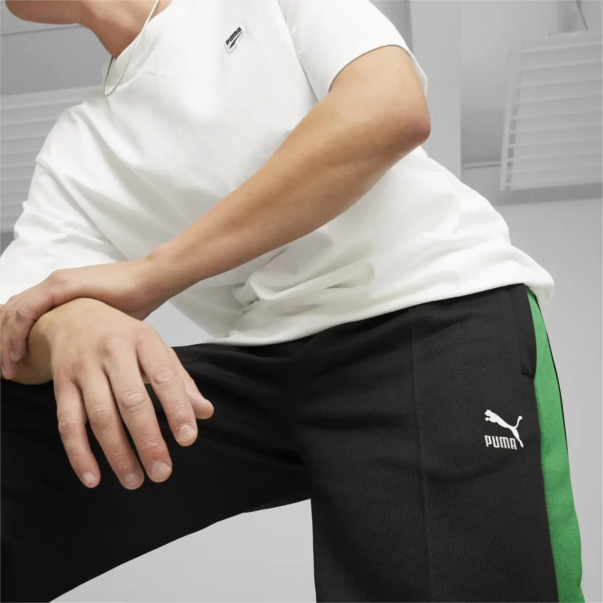 Puma T7 FOR THE FANBASE Track Pants PT Siyah Erkek Eşofman Altı