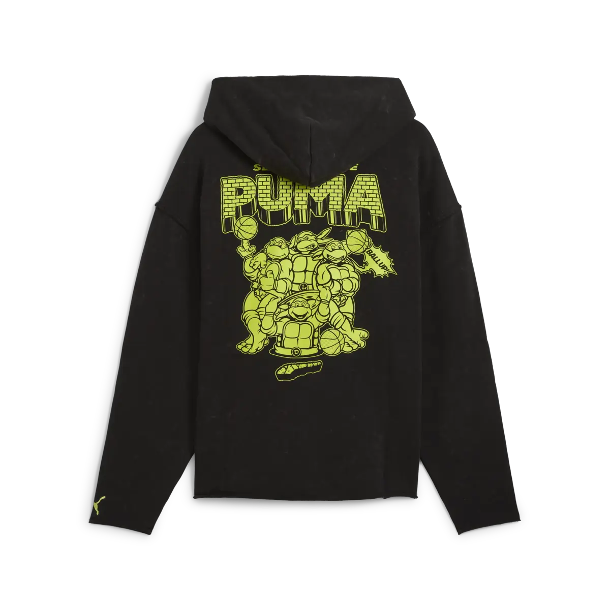 Puma Hoops x TMNT Hoodie Siyah Erkek Sweatshirt