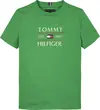 Tommy Hilfiger TOMMY FLAG HILFIGER, L13 Yeşil Erkek Çocuk T-Shirt & Polo