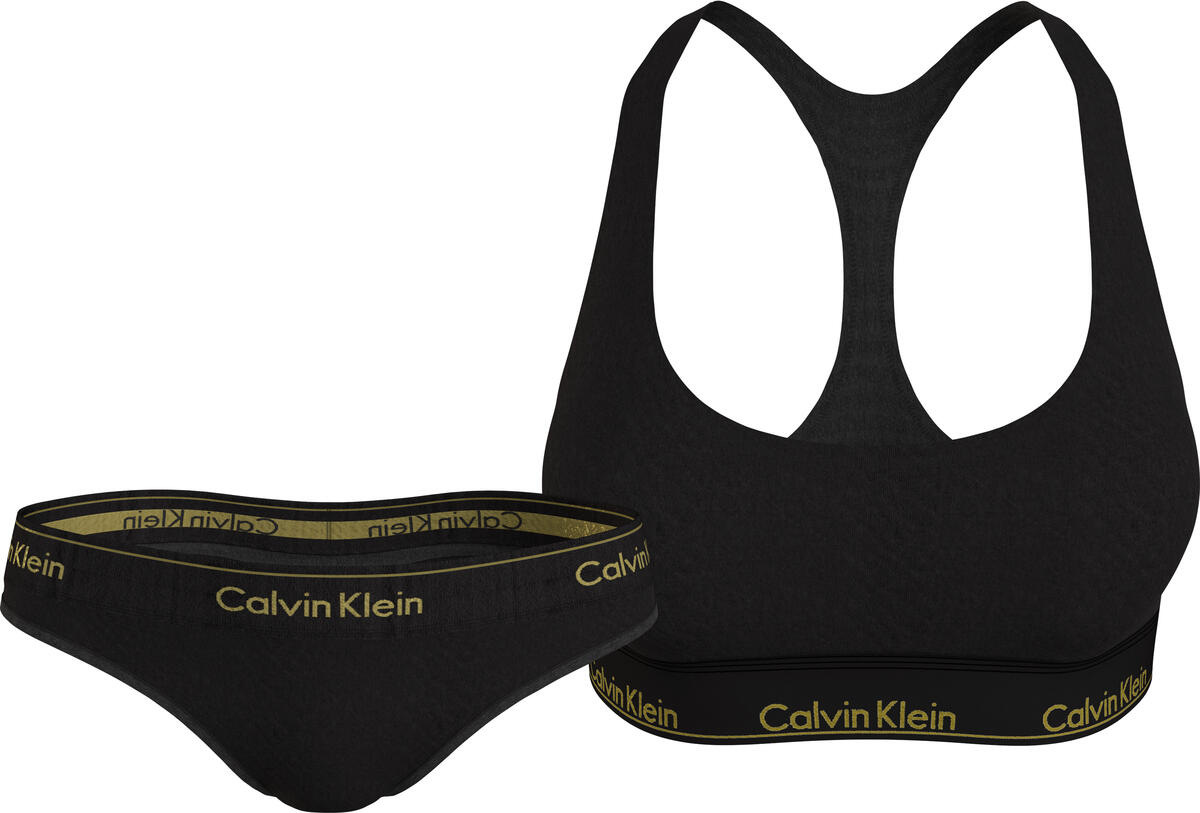 Calvin Klein UNDERWEAR GIFT SET Kadın Siyah Bralet Set
