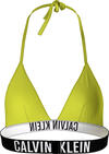Calvin Klein TRIANGLE-RP Kadın Sarı Bikini Üstü
