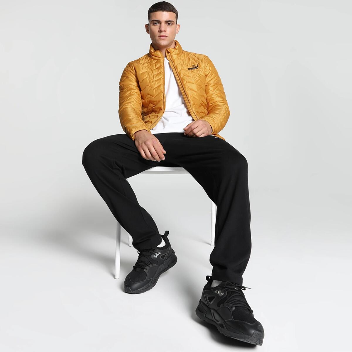 Puma Embossed Elevated Jacket Turuncu Erkek Mont