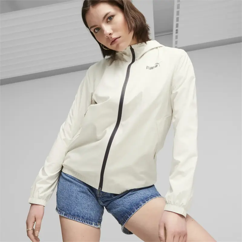 Puma ESS Solid Windbreaker Bej Kadın Sweatshirt