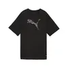 PUMA EVOSTRIPE Relaxed Tee Siyah Kadın T-Shirt