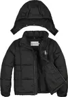 Calvin Klein SHORT QUILTED PUFFER Kadın Siyah Şişme Mont