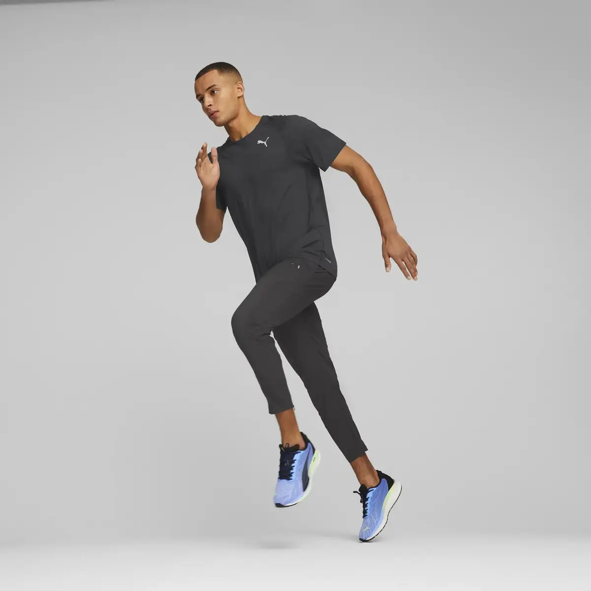Puma RUN TAPERED WOVEN PANT Siyah Erkek/Unisex Eşofman Altı