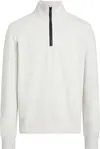Calvin Klein LUX TECH Q-ZIP SWEAT Erkek Beyaz Sweatshirt