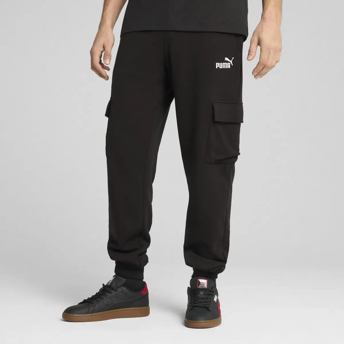 Puma ESS No. 1 Logo Cargo Pants Siyah Erkek Eşofman Altı