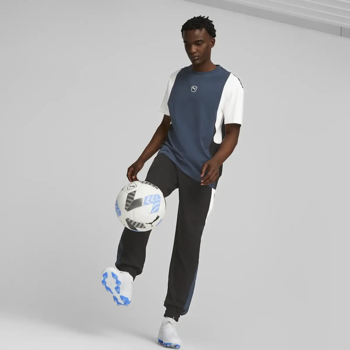Puma King Top Tee-Dark Night Lacivert Erkek T-shirt