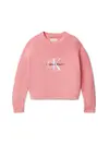 Calvin Klein MONOLOGO CN SWEATER, VAZ Pembe Kız Çocuk Sweatshirt