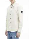 Calvin Klein MONOLOGO BADGE RELAX Erkek Krem Gömlek