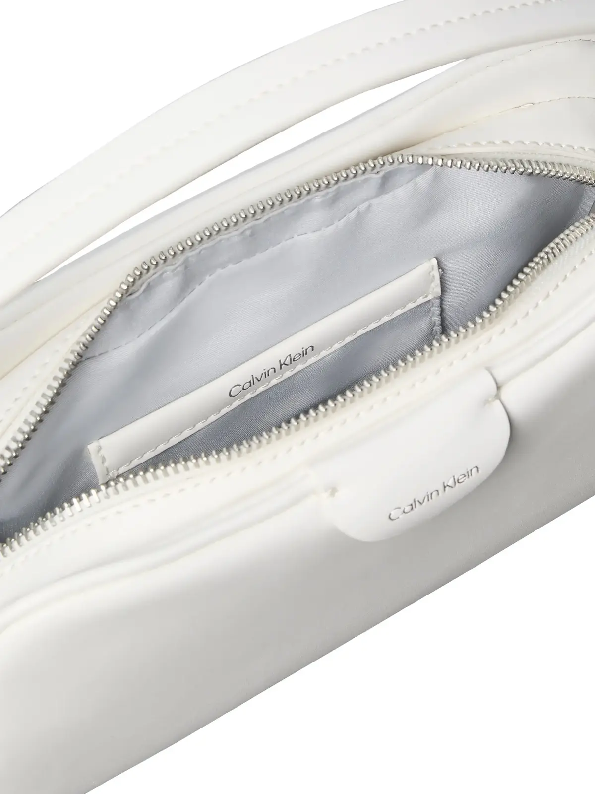 Calvin Klein EMBLEM TRIO TOP HAND Beyaz Kadın Çapraz Çanta
