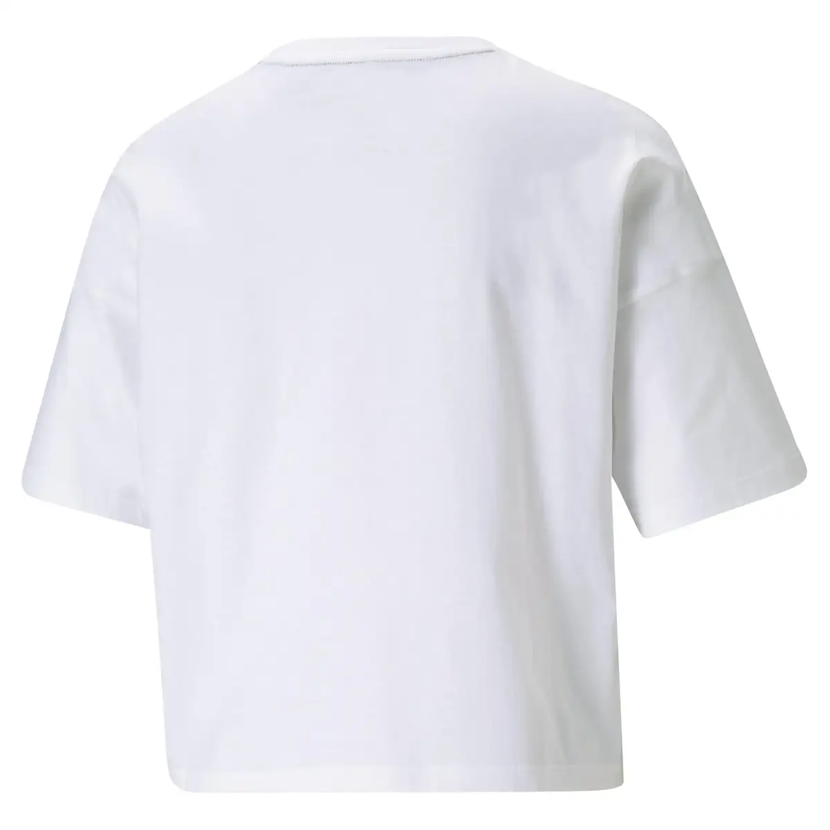 Puma ESS Cropped Logo Tee Beyaz Kadın Crop T-Shirt