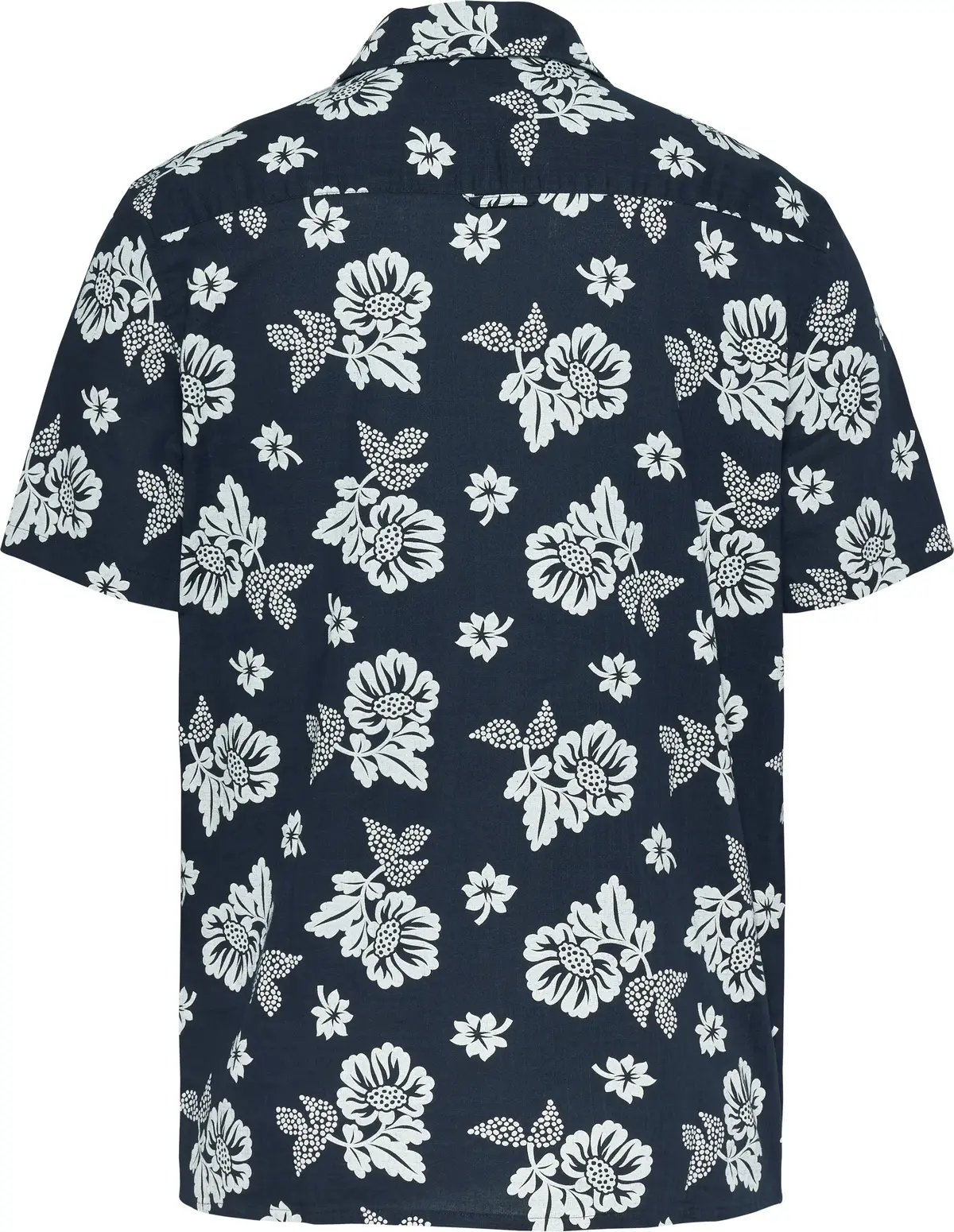 Tommy Hilfiger TJM REG SLUB AOP SS, C1G Lacivert Erkek Gömlek