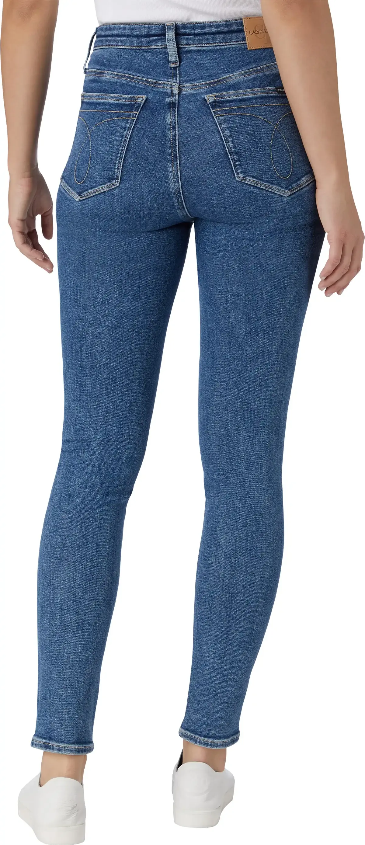 Calvin Klein HIGH RISE SKINNY Kadın Mavi Kot Pantolon