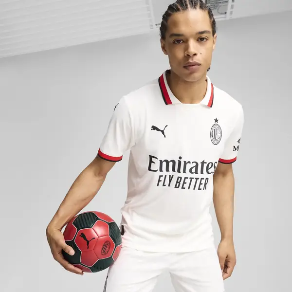 PUMA ACM Away Jersey Replica Beyaz Erkek Forma