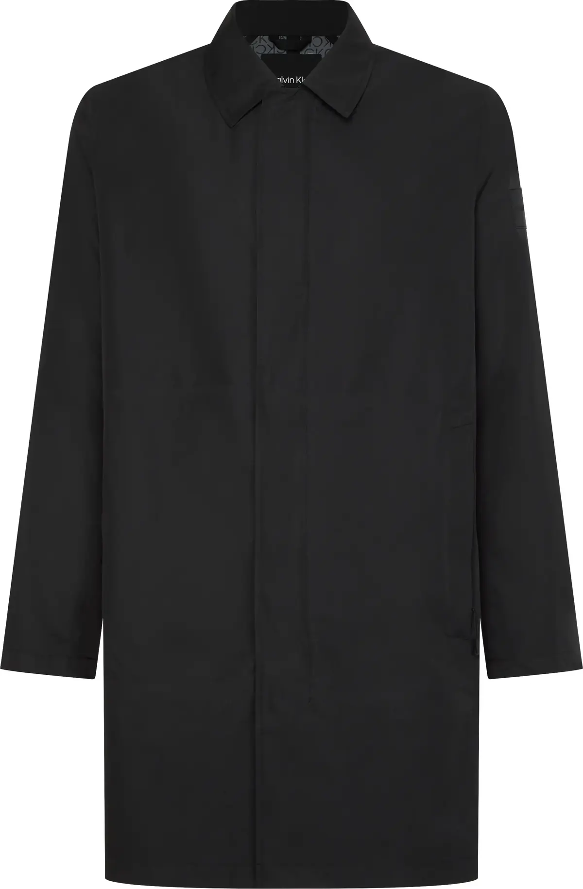 Calvin Klein TECHNICAL RAINCOAT Erkek Siyah Mont