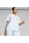 Puma EVOSTRIPE Tee Buz Mavisi Kadın T-Shirt