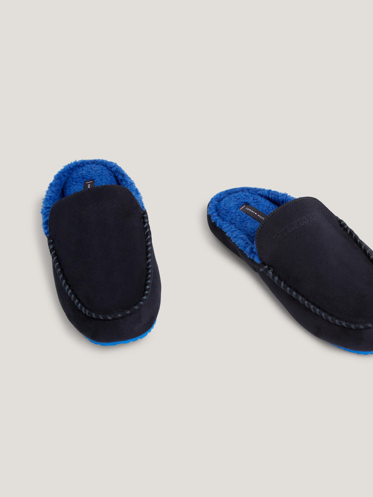 Tommy Hilfiger HILFIGER MOCASSIN HO Erkek Siyah Terlik