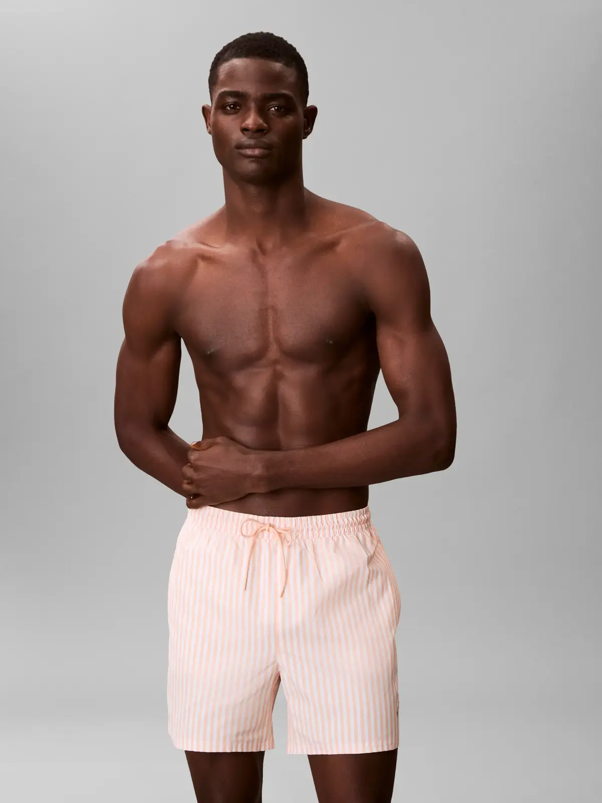 Calvin Klein MEDIUM DRAWSTRING Açık Turuncu Erkek Orta Boy Deniz Şortu