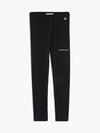 Calvin Klein CKJ LOGO LEGGING Kadın Siyah Tayt