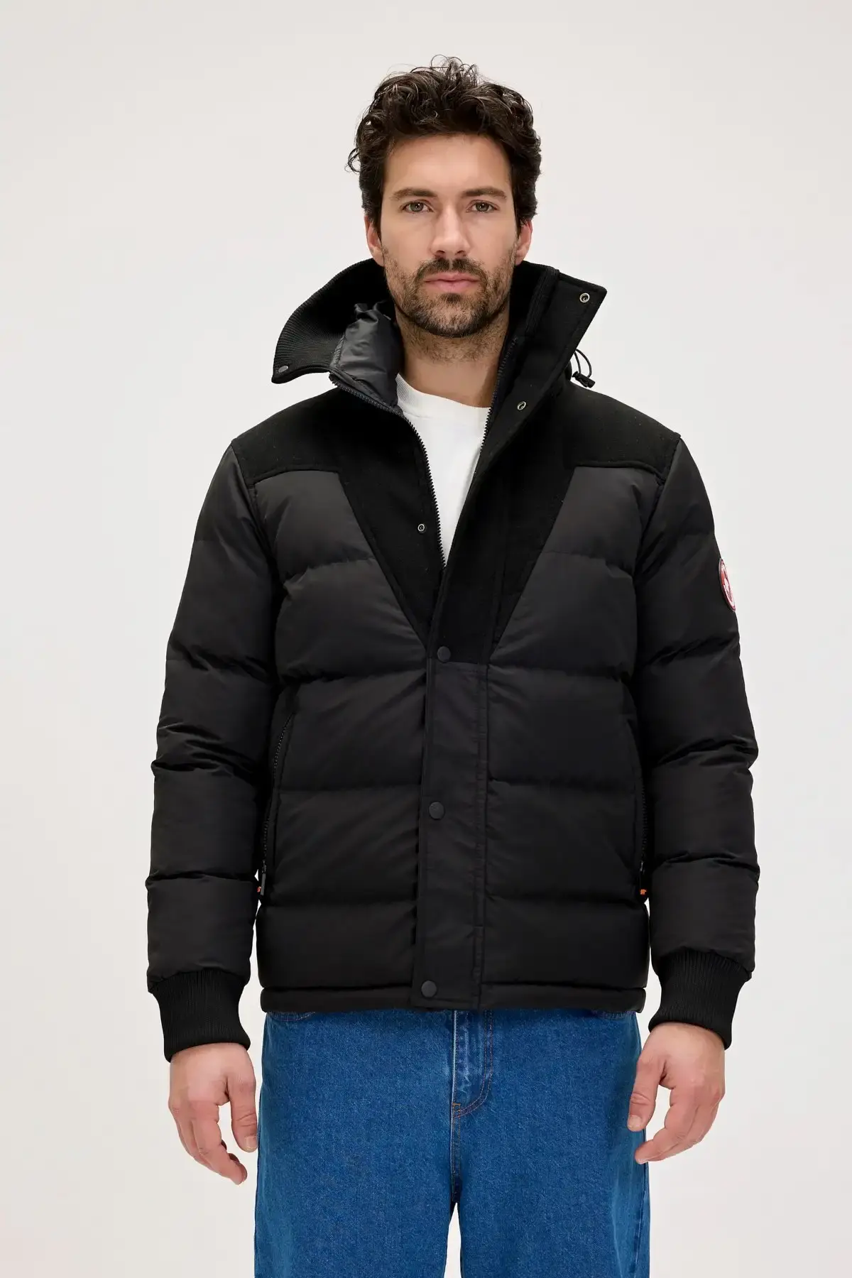 BAD BEAR VALERY PUFFER COAT Erkek Siyah  Mont