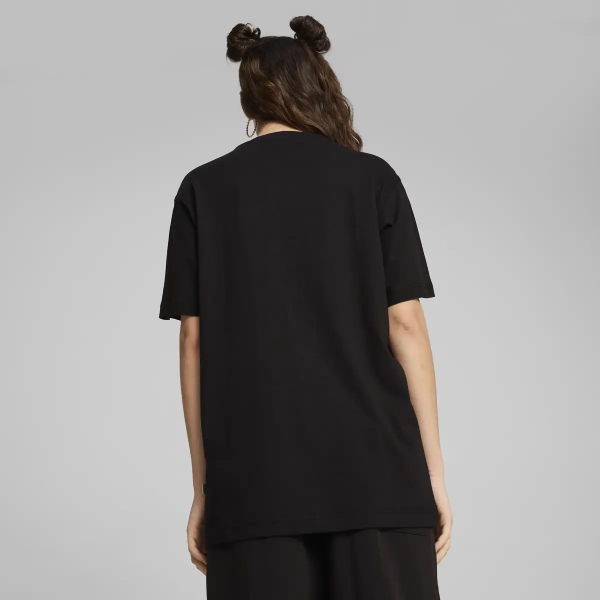 Puma DOWNTOWN Relaxed Tee Siyah Erkek T-Shirt