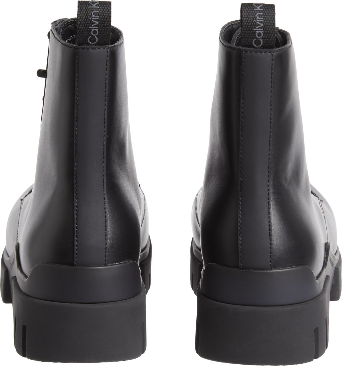 Calvin Klein TRANSP COMBAT MID LA Erkek Siyah Bot