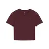 Puma W PUMA SHAPE BABY TEE Kırmızı Kadın Crop