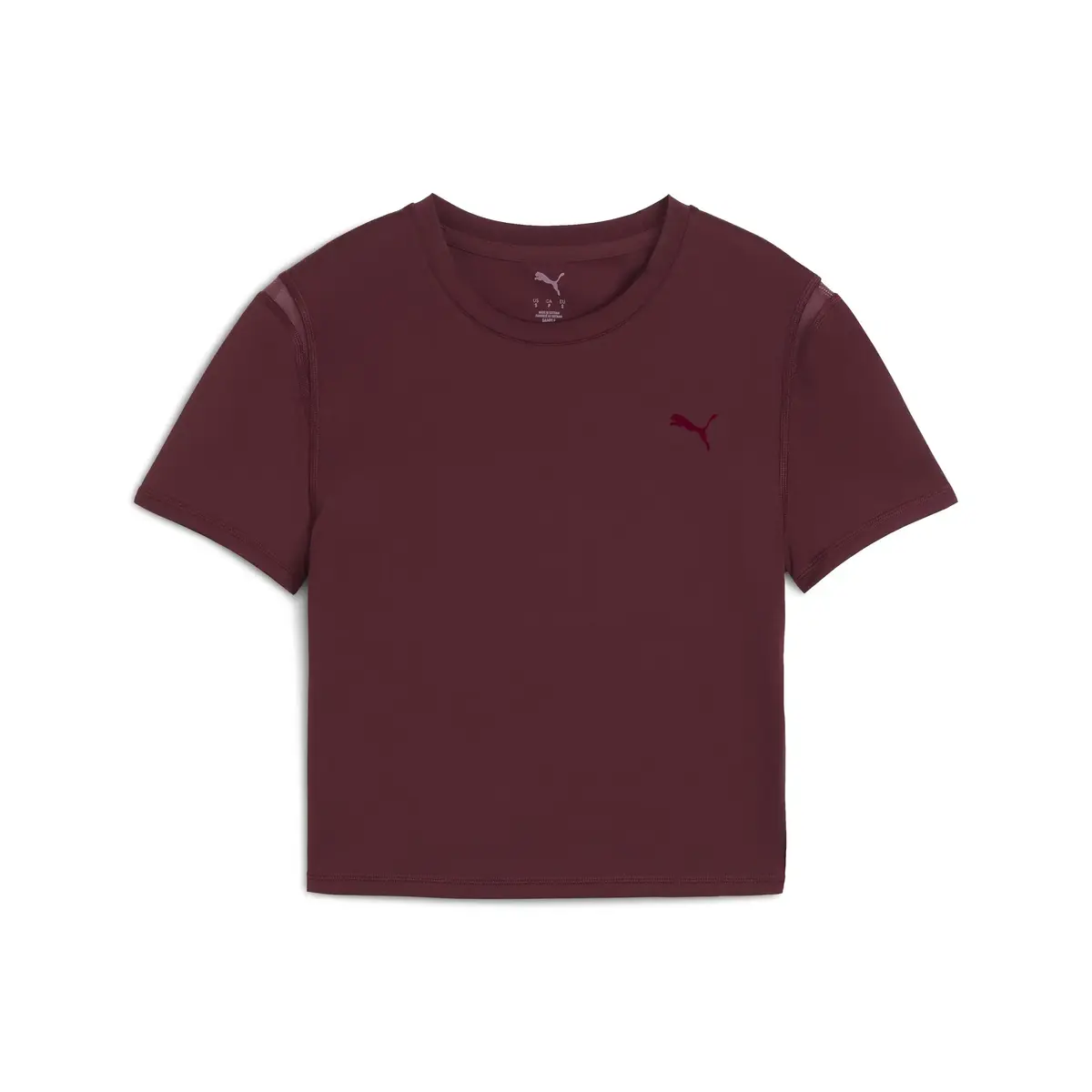 Puma W PUMA SHAPE BABY TEE Kırmızı Kadın Crop
