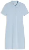 Tommy Hilfiger 1985 SLIM PIQUE POLO, C1O Mavi Kadın Elbise-Etek