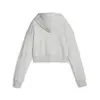 Puma CLASSICS Cropped Hoodie Gri Kadın Sweatshirt