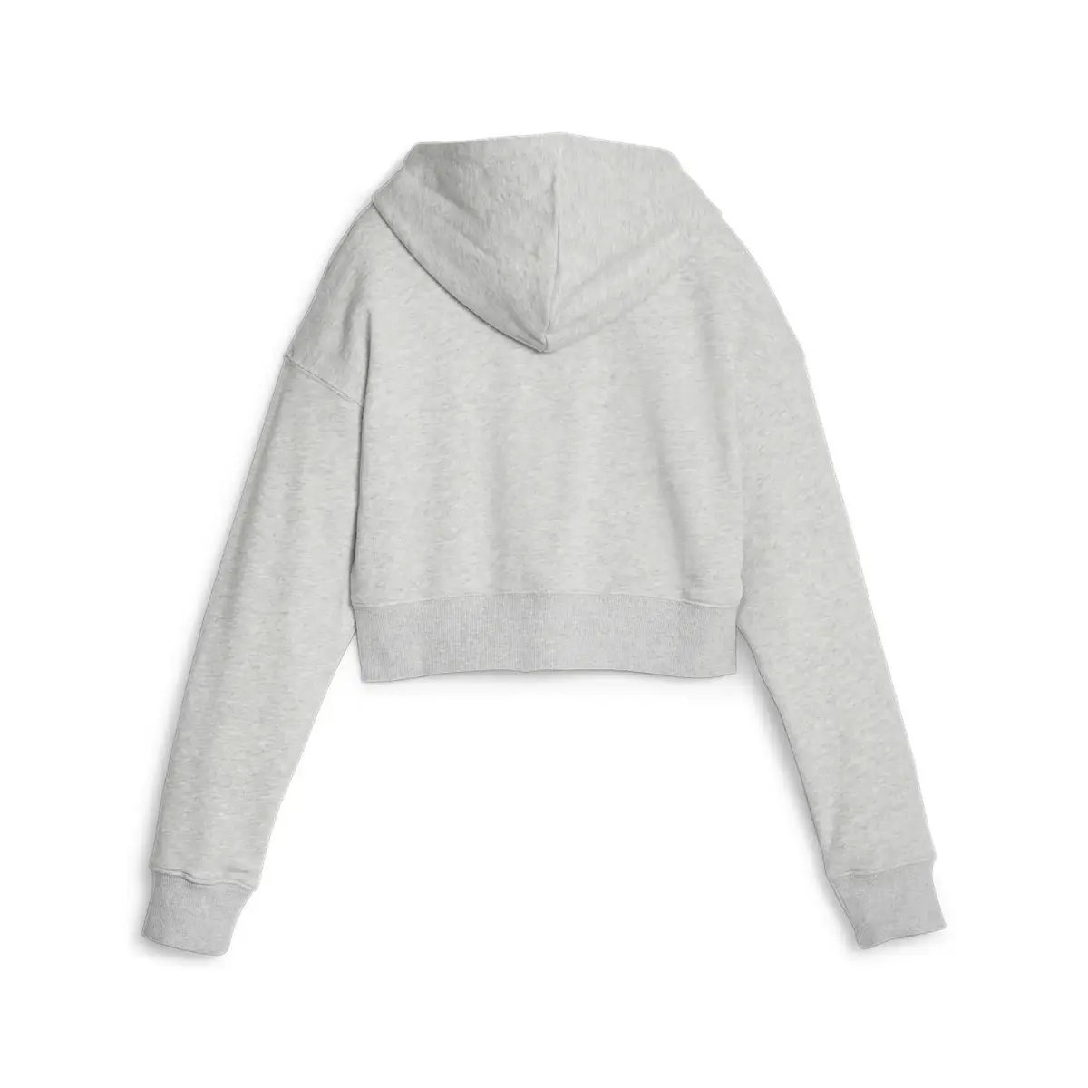 Puma CLASSICS Cropped Hoodie Gri Kadın Sweatshirt