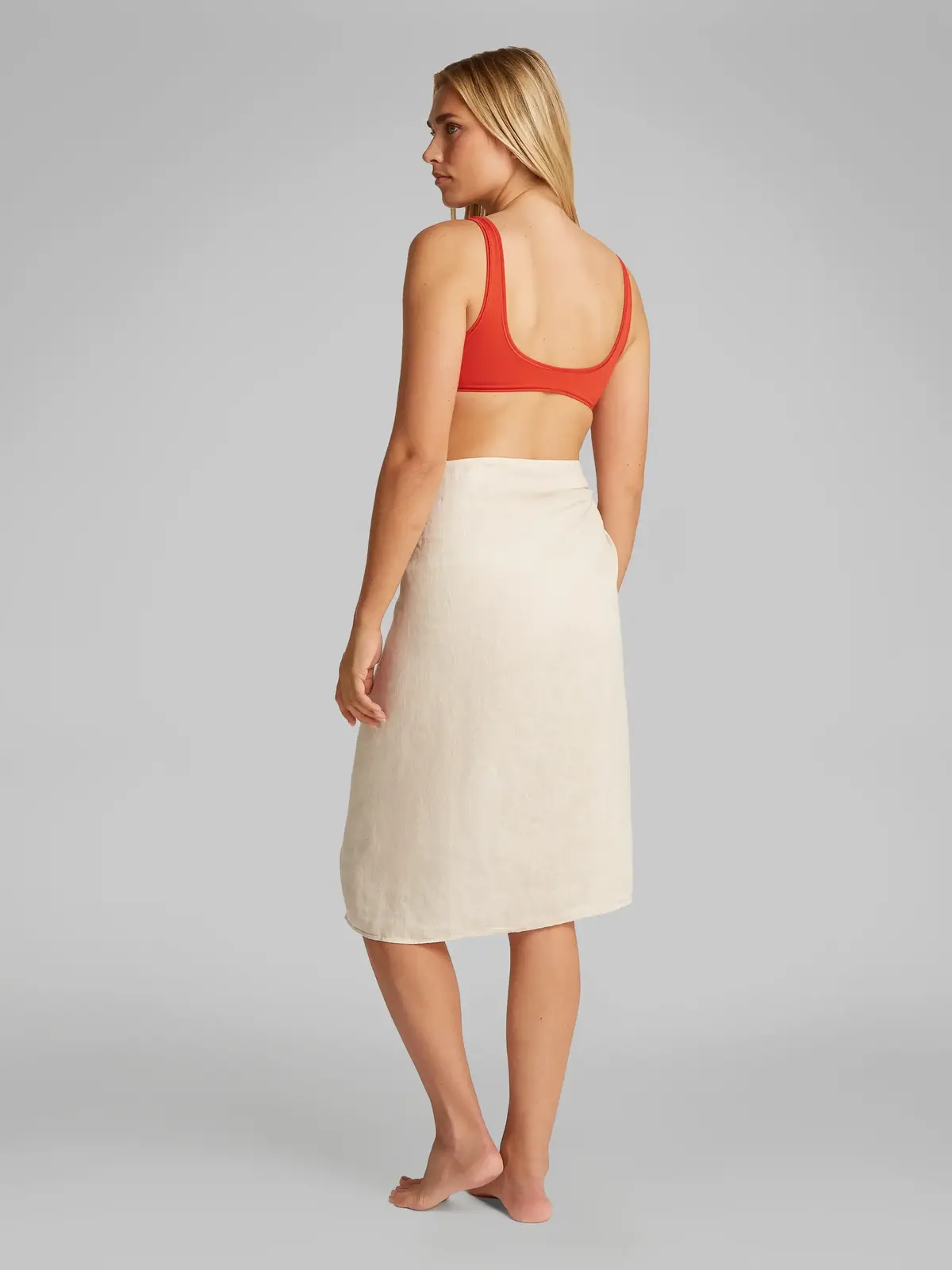 Calvin Klein BRALETTE-RP Kırmızı Kadın Bralet Bikini Üstü