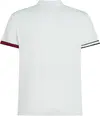 Tommy Hilfiger FLAG CUFF SLIM POLO, YBR Beyaz Erkek T-Shirt & Polo